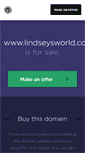 Mobile Screenshot of lindseysworld.com